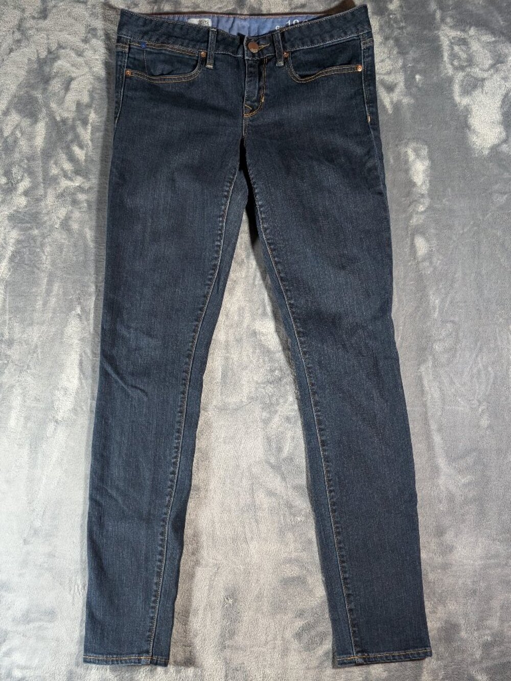 Tall Y2K Dark Wash Skinny Jeans 6 Long Gap 1969 Always Skinny 28/6L Stretch Deni